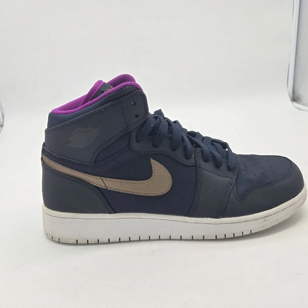 Nike Air Jordan 1 Retro Hi GS Maya Moore Blue Basketball Shoes 9.5Y